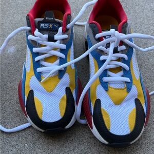 Nike Kids Sneakers - Red, Blue, Yellow